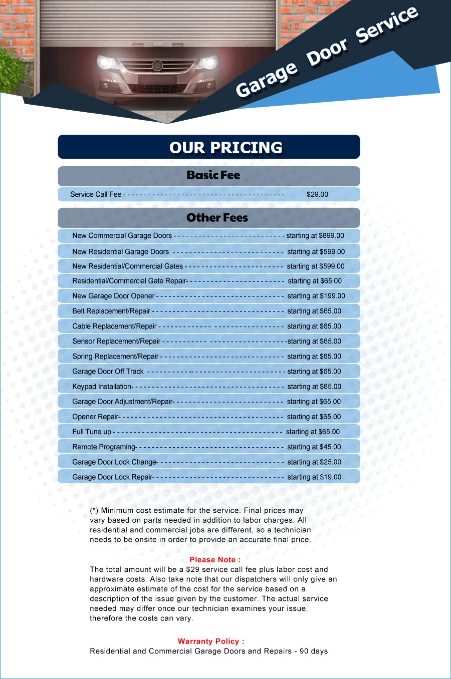 Eagle Garage Door Service Baltimore, MD 410-803-3165